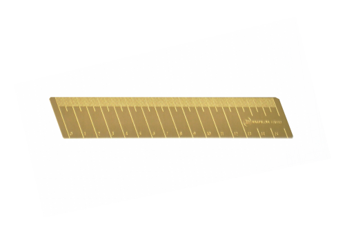 Magdalena Tekieli Linijka Paper Love Brass Ruler