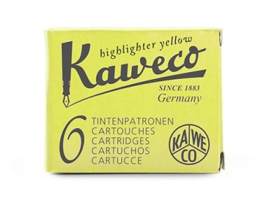 noteka kaweco atrament zolty fluorescencyjny highlighter yellow