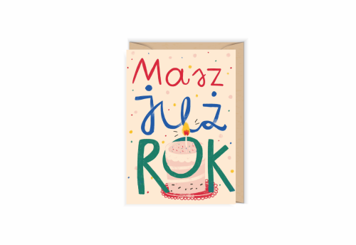 Cudowianki Kartka Urodzinowa Masz Już Rok