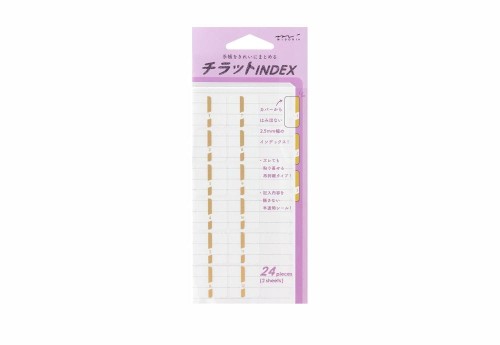 Naklejki Midori Index Label Chiratto - 3 rodzaje