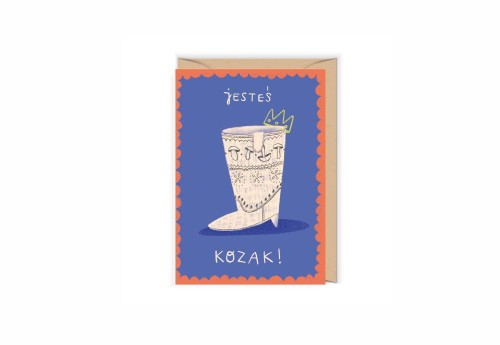 Cudowianki Kartka - Pożegnanie pracownika - Jesteś Kozak