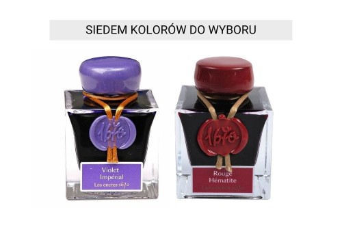 J. Herbin Atrament "1670" 50 ml - złote drobinki