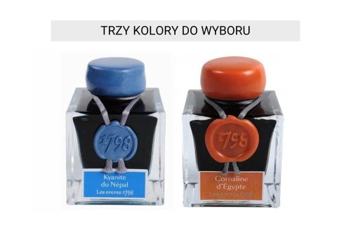 J. Herbin Atrament "1798" 50 ml - srebrne drobinki