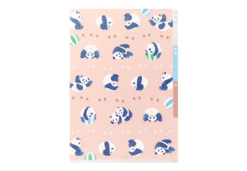 Midori folder A4 Panda Róż.jpg