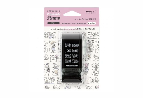 Midori Pieczątka Rotating Stamp Dial Życie