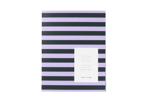 NOTEM Planner Tygodniowy UMA Średni Różowo-Zielony