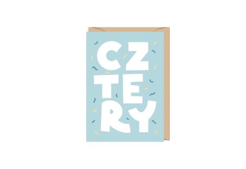 Cudowianki Kartka Urodzinowa Na Czwarte Urodziny