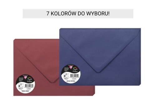 Clairefontaine Koperty Pollen C5 162 x 229 mm - różne kolory