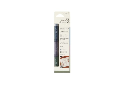 Midori Zakreślacze Connecting Pen Join Dots - Dark