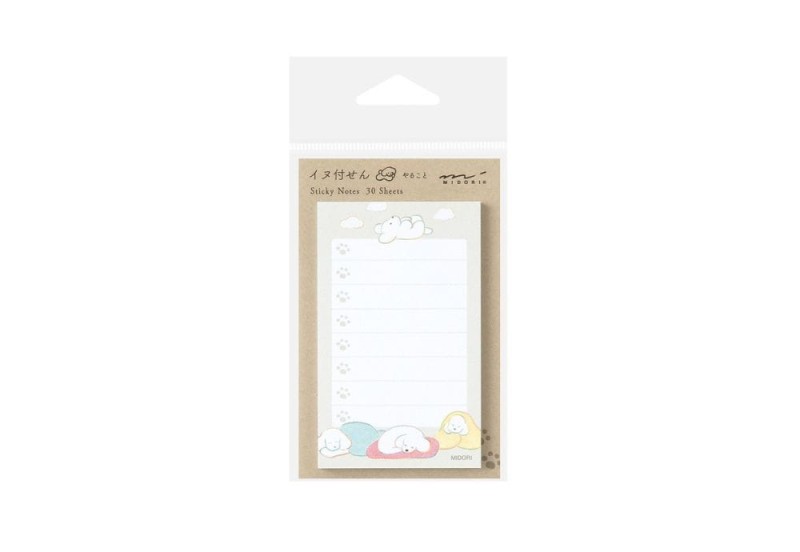 NOTEKA Karteczki Samoprzylepne Midori Sticky Notes Lista To Do - Psy.jpg