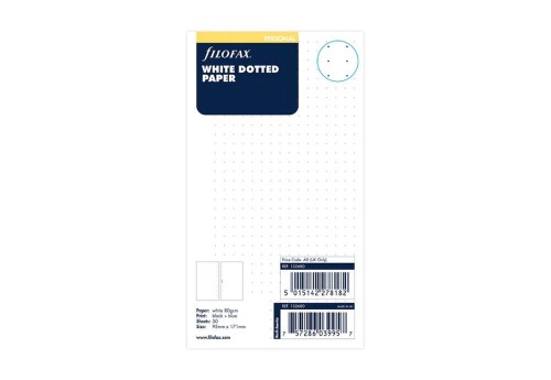 Filofax - wkład do organizera Personal: wkład notesowy - różne rodzaje
