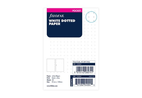  Filofax - wkład do organizera Pocket: wkład notesowy - różne rodzaje