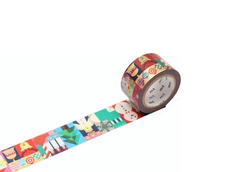 MT Taśma Washi Geometric Christmas 