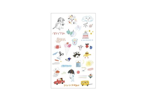 Mark's Japan Naklejki Transfer Sticker Doodle / Log Diary