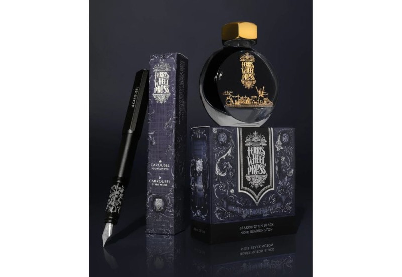 NOTEKA Aluminum Carousel Fountain Pen Bearrington Black (7).jpg