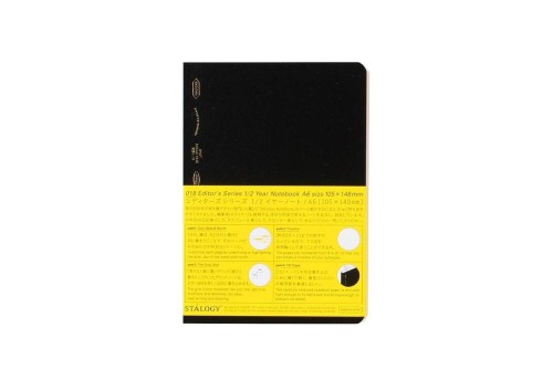 Stalogy Notes A6 1/2 Year Notebook - w kratkę