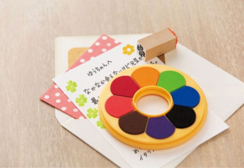 NOTEKA Shachihata Stamp Pad Oil-Based Ink Irodori - Donut (2).jpg