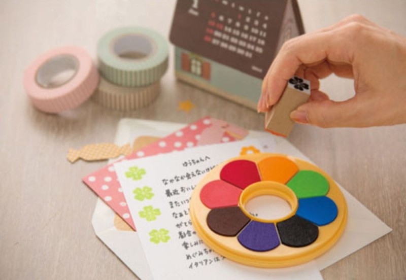 NOTEKA Shachihata Stamp Pad Oil-Based Ink Irodori - Donut (3).jpg