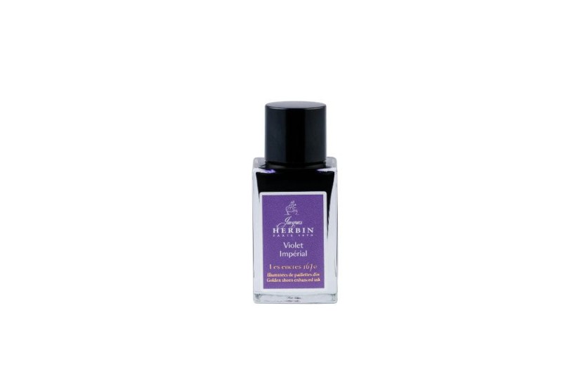 Atrament z drobinkami 15ml Imperial Violet NOTEKA.jpg