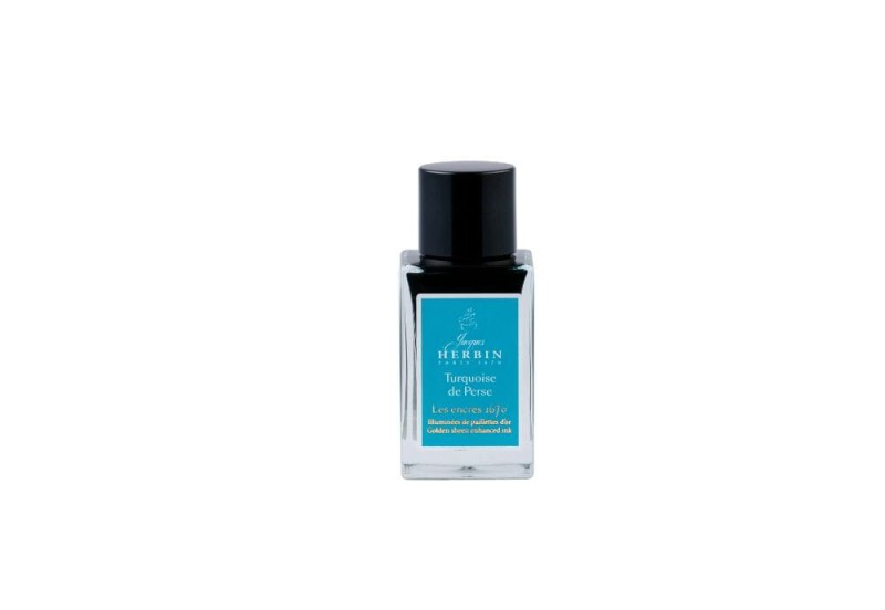 Atrament z drobinkami 15ml Persian turquoise NOTEKA.jpg