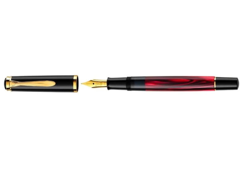 Pelikan M200 Pióro wieczne Red Marbled - NOTEKA (2).jpg