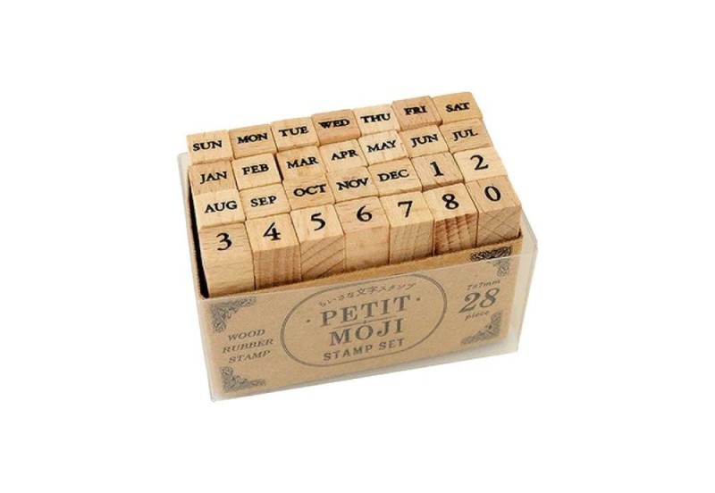 KODOMO NO KAO Stempel Petite Moji Stamp Set Dates NOTEKA.jpg