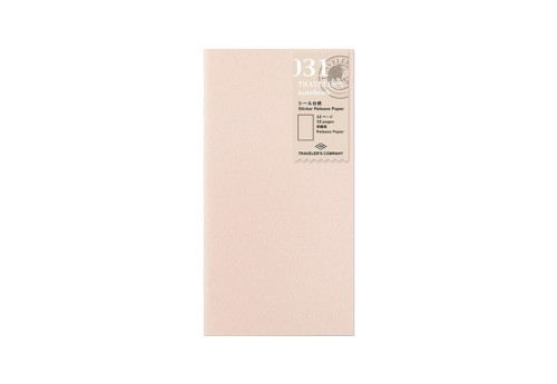 Traveler's Notebook 031 Wkład do notatnika (Regular Size) - wkład do naklejek Sticker Release Paper