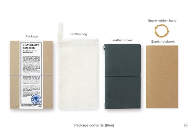 Traveler's Notebook Notatnik (Regular Size) - Niebieski NOTEKA.jpg