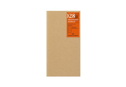 Traveler's Notebook 028 Wkład do notatnika (Regular Size) - Notes na wizytówki