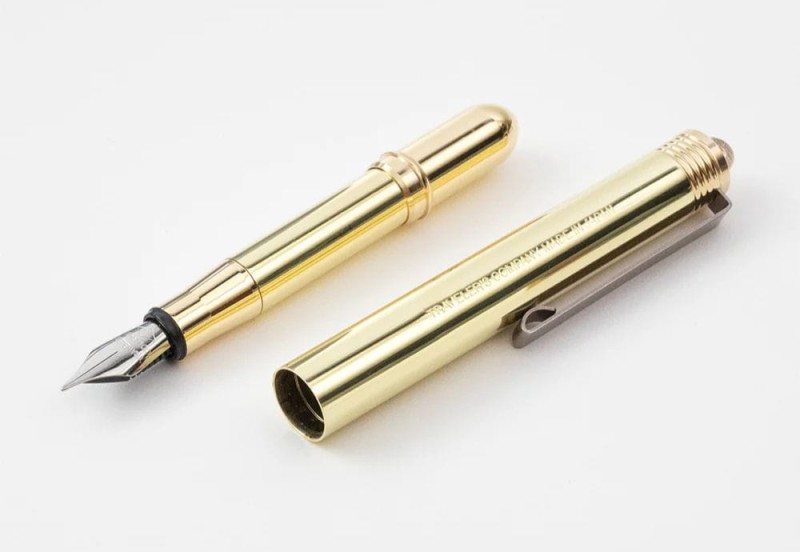 midori trc brass traveler's company pióro wieczne fountain pen mosiężne 4.jpg