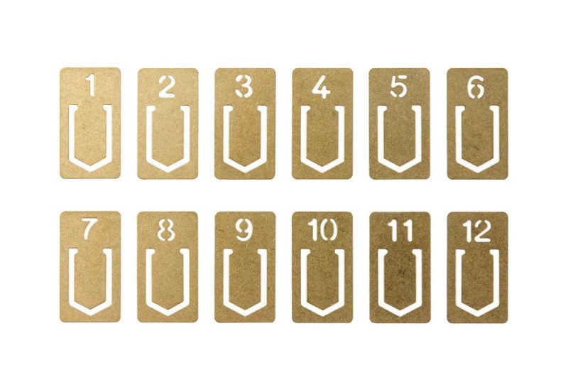 midori trc brass traveler's company indeksy numery 12 miesięcy.jpg