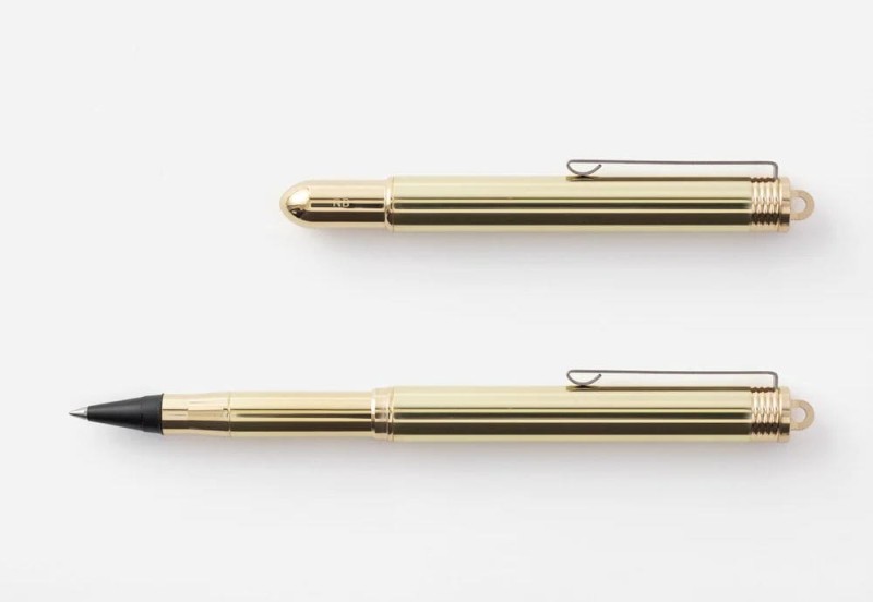 midori trc brass traveler's company rollerball pióro kulkowe.jpg