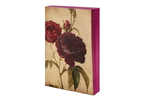 Slow Design Notes Canvas Book Roses