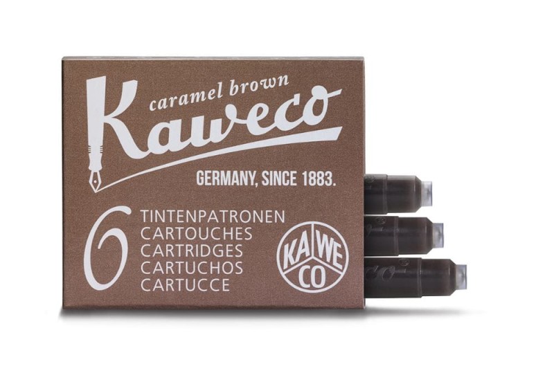 noteka kaweco atrament brazowy caramel brown.jpg