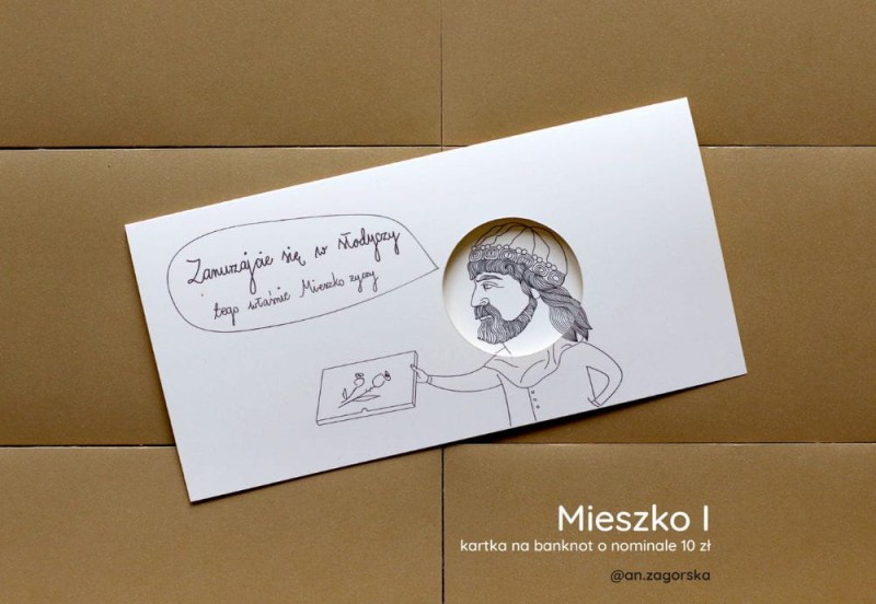 Królewska kartka z kopertą na banknoty MIESZKO I NOTEKA.jpg