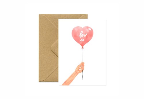 All The Ways To Say Kartka Heart Baloon