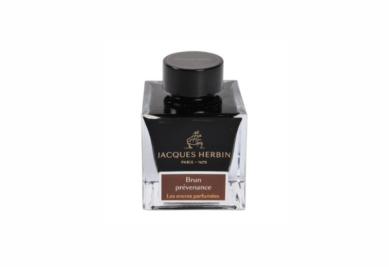 Perfumowane Atramenty J. Herbin Les Encres Parfumees 50ml Brun prevenance NOTEKA.jpg