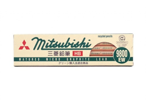 Ołówki Uni Mitsubishi 9800EW - 12 sztuk
