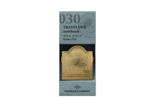 Traveler's Company TRC BRASS Traveler's Notebook Klips 030 Samolot