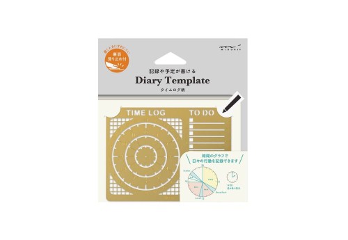 Midori Motif Template Szablon Time Log - Śledzenie czasu 