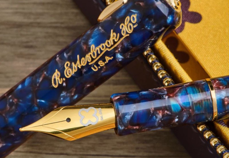 Esterbrook Niblet Pióro Wieczne Kieszonkowe Noteka Nouveau Bleu (5).jpg