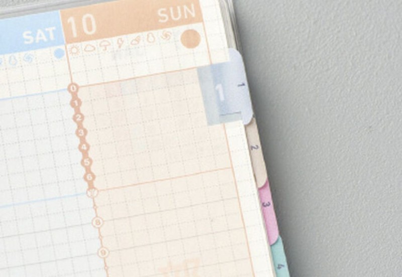 Kokuyo Jibun Techo Goods Index Sticker Standard NOTEKA (2).jpg