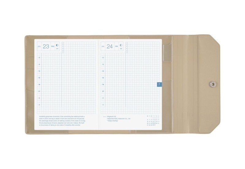 Hobonichi Techo Original A6 Cover Alettone: Gray