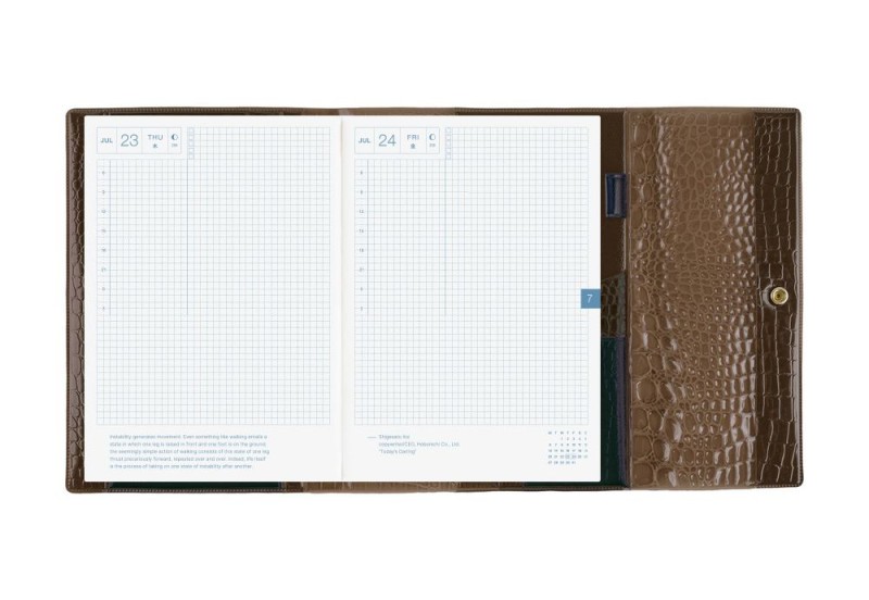 Hobonichi Techo Cousin A5 Cover: beautiful people: Nothing to Hide