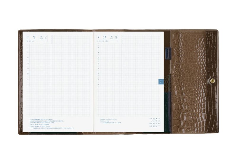 Hobonichi Techo Cousin A5 Cover: beautiful people: Nothing to Hide