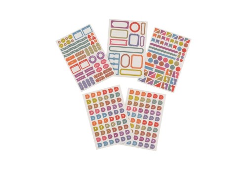 Hobonichi Techo TSUKI no IRO Sticker Set (Schedule) - zestaw naklejek do planowania