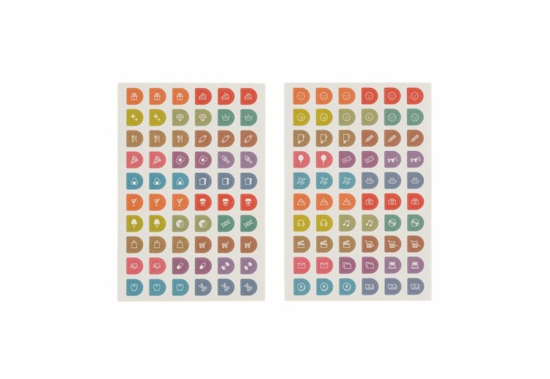 Hobonichi Techo TSUKI no IRO Sticker Set (Schedule)