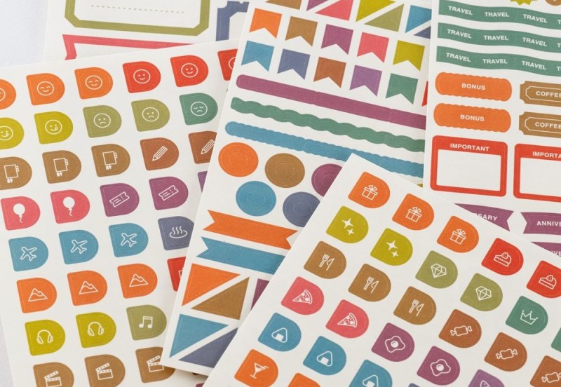 Hobonichi Techo TSUKI no IRO Sticker Set (Schedule)