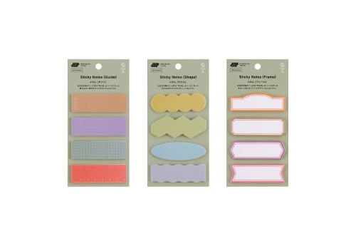 Hobonichi Techo TSUKI no IRO Sticky Notes - karteczki samoprzylepne / różne rodzaje