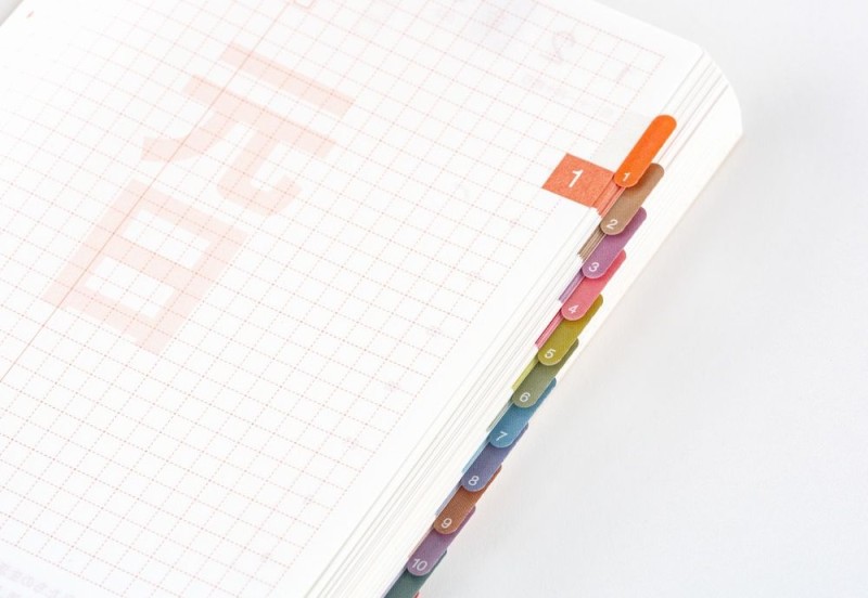 Hobonichi Techo TSUKI no IRO Index Stickers